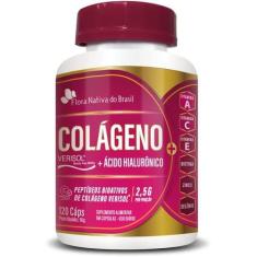 Colágeno Verisol + Ácido Hialurônico 120 Caps De 750Mg Fnb - Flora Nat