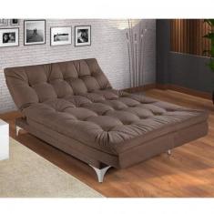 Sofá Cama 3 Lugares Versátil - Império Estofados