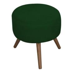 Banqueta Decorativa Josi Suede Azul Marinho - MV Estofados Shop, Verde