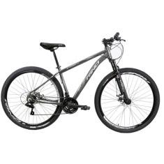 Bicicleta Aro 29 Rino Everest 27v - Trava - Hidraulico - Cassete - Grafite 17