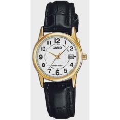 Relógio casio feminino couro LTP-V002GL-7BUDF