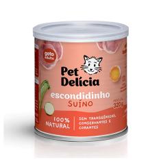 Ração Úmida Pet Delicia Natural Gatos Escondidinho Suíno 320g
