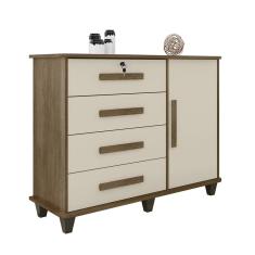 Cômoda Sapateira Grécia Freijó com Off White - RV Móveis