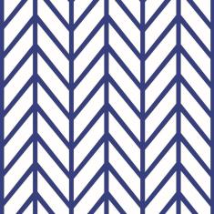 Papel De Parede Adesivo Lavável Linhas Azuis 12M