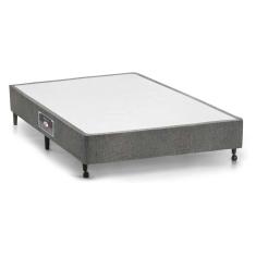 Cama Box Castor SI Lux Cinza Casal - 1,38x1,88x0,23