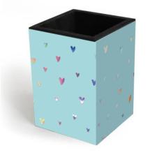 Porta Lapis Coracoes Holograficos