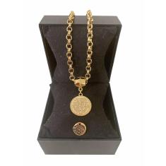 Colar Feminino Elo Português Grosso 6mm Salve a Rainha