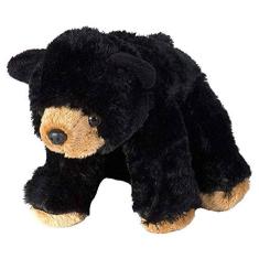 República Selvagem Urso Negro de Pelúcia, Animal de Pelúcia, Brinquedo de Pelúcia, Presentes para Crianças, Aconchego 8