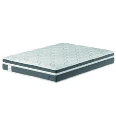 Colchão Casal Molas Ensacadas Euro In Up 138x188x26cm Cinza / Branco Probel - Suporta até 110kg por Pessoa