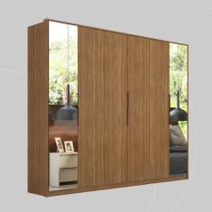 Guarda-roupas Casal Com Espelhos 6 Portas Multimóveis Cr35229 Amêndola Amêndola