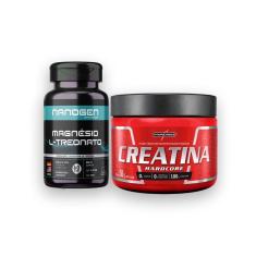 Creatina Max Titanium 300g + Magnésio L-treonato 60 Caps-Unissex
