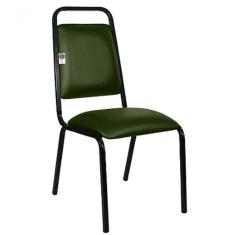 Cadeira Empilhável Para Hotelaria Linha Hotel Fremont Verde