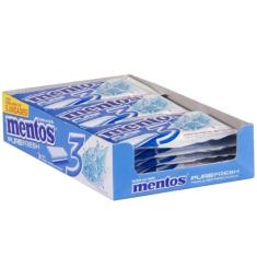 Chiclete Mentos Menta 3 Camadas - Caixa com 15 Unidades, Mint