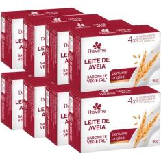 8UN Sabonete Vegetal Leite De Aveia Classico 90g  Davene