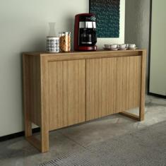 Balcão para Escritório 3 Portas ME4147 Tecnomobili, Amendoa