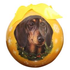 Bola de Natal Dachshund à prova de quebra