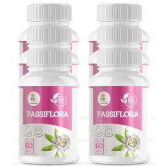 Passiflora - 60 Caps 500Mg Kit Com - 6 Potes