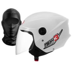 Capacete Aberto Original New Liberty Three 3 Com Balaclava Viseira Cri