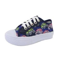 Tenis Ortobessa Cano Baixo Estampa Carros - 21 Carros-Masculino