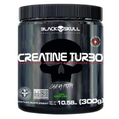 Creatine Turbo Monohidratada - 300g Limão - Black Skull
