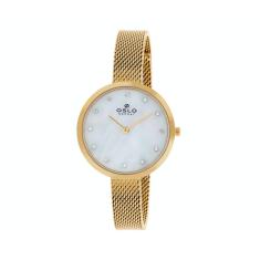 Relógio Feminino Slim Dourado Oslo