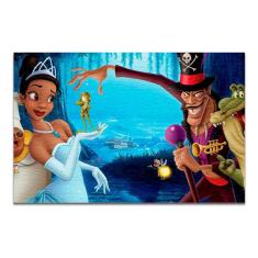 Quebra-cabeça Personalizado A Princesa e O Sapo 120 Peças