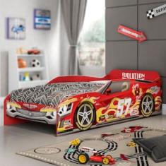 Cama Infantil Móveis Estrela Evolution - Vermelho