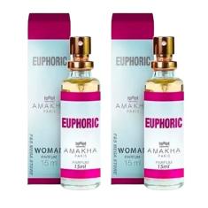 Kit 2 Perfume Euphoric Feminino Amakha Paris Bolso Bolsa