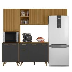 Kit de Cozinha Armario com Balcão Olinda 10 Portas 1 Gaveta