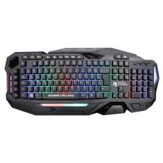 Teclado Gamer Elg Death Machine - Preto