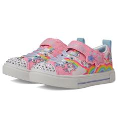 Skechers Tênis feminino Twinkle Sparks-Jumpin' Clouds 314809l (criança pequena), Rosa/Multi, 15