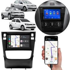 Kit Multimídia Carplay Gol Saveiro G6 2013-2016 7 Pol MP5 Touch-screen