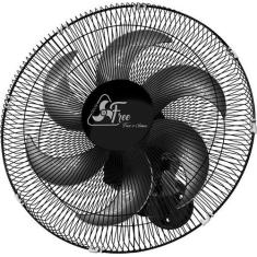 Ventilador De Parede Oscilante 40cm Venti-Delta Free Preto, Preto, Biv