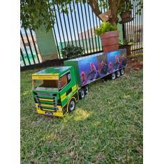 Miniatura carreta baú Madeira (MDF) Atenção! Comprar só 1 por compra -