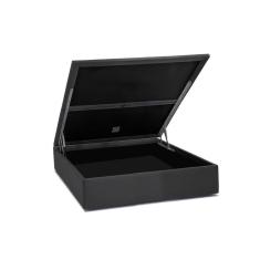 Cama Box Baú Casal Universal Suede Gray (138x188x35) - Ortobom
