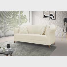 Sofá 2 Lugares 160cm Linho Pérola Arras Spezzia Decor