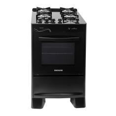 Fogão A Gás 4 Bocas Suggar Neo Glass 4 Queimadores Preto - Bivolt