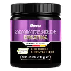 Suplemento em pó Growth Supplements Creapure Creatina em pote de 250g
