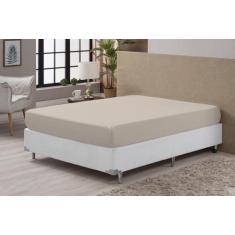 Lençol De Solteiro Avulso Com Elástico Micropercal 400 Fios Toque Acet