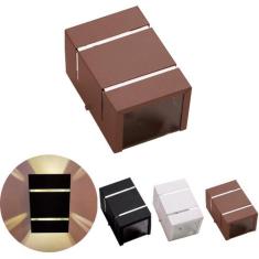 Arandela 2 Focos E 2 Frisos Externa Parede Muro Ar1510 Alumínio - Idea