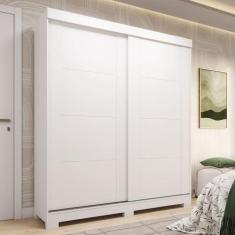 Guarda-roupa Casal 2 Portas de Correr 100% MDF 160cm Boldina Espresso 