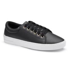 Tênis Casual Feminino Cadarço Básico Conforto Dia a Dia-Feminino