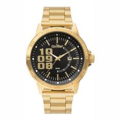 Relógio Condor Masculino Dourado Co2115Kxt4D