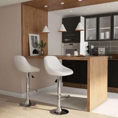 banqueta giratória marche branca