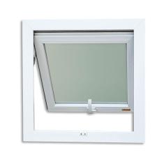 Janela de PVC Maxim-Ar 60x80cm com Vidro Mini Boreal ITEC Brimak Branco
