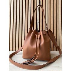 Bolsa feminina de lado transversal tira colo alça dupla - SLEEP SHOES,