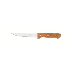 Faca Para Churrasco E Frutas Tramontina Dynamic Com Lâmina De Aço Inox E Cabo Em Madeira Natural 5"