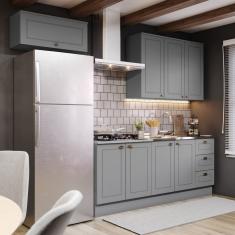 Cozinha Compacta 4 Peças Emily Cinza/calcare