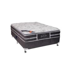 Cama Box Casal Castor Super Luxo Latex Slx One Face 138x188x57 + Box C