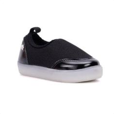 Tênis De Luzinha Slip-On Casual Menina Infantil-Feminino